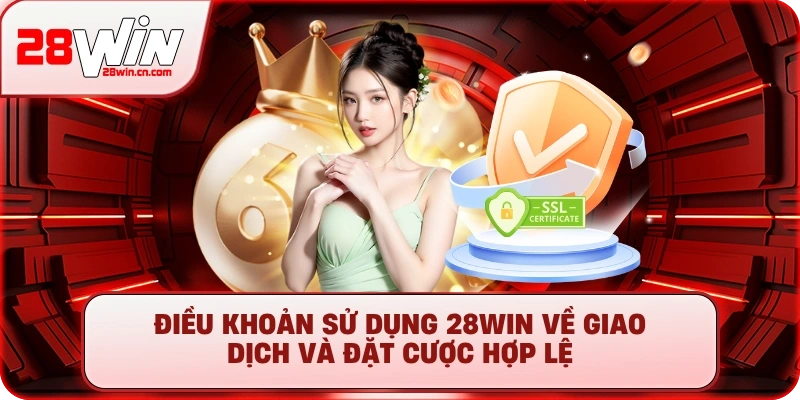 Điều Khoản Sử Dụng 28Win – Nền Tảng Cho Sân Chơi Công Bằng 3 Điều khoản sử dụng 28Win về giao dịch và đặt cược hợp lệ